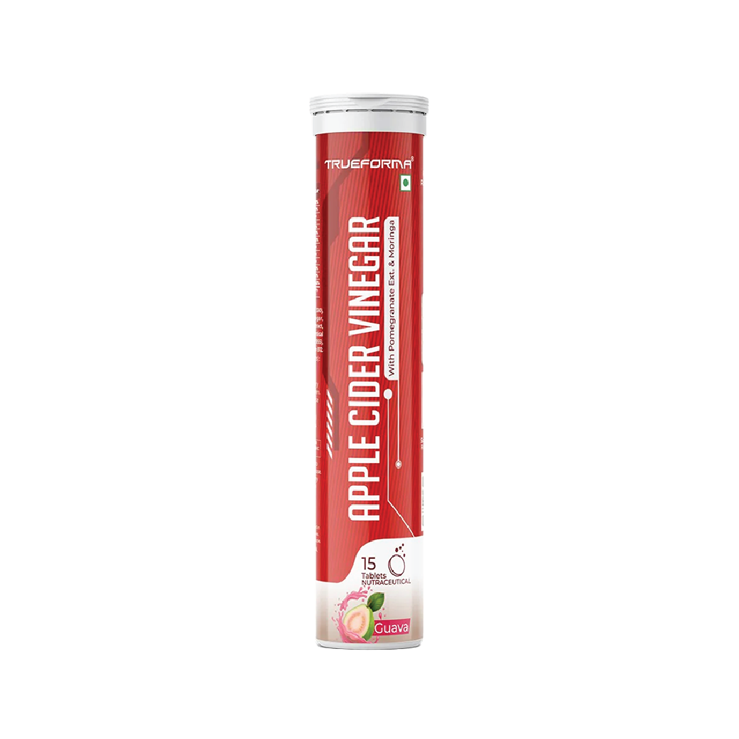 Trueforma® Apple Cider Vinegar with Pomegranate Extract & Moringa | Effervescent Tablets