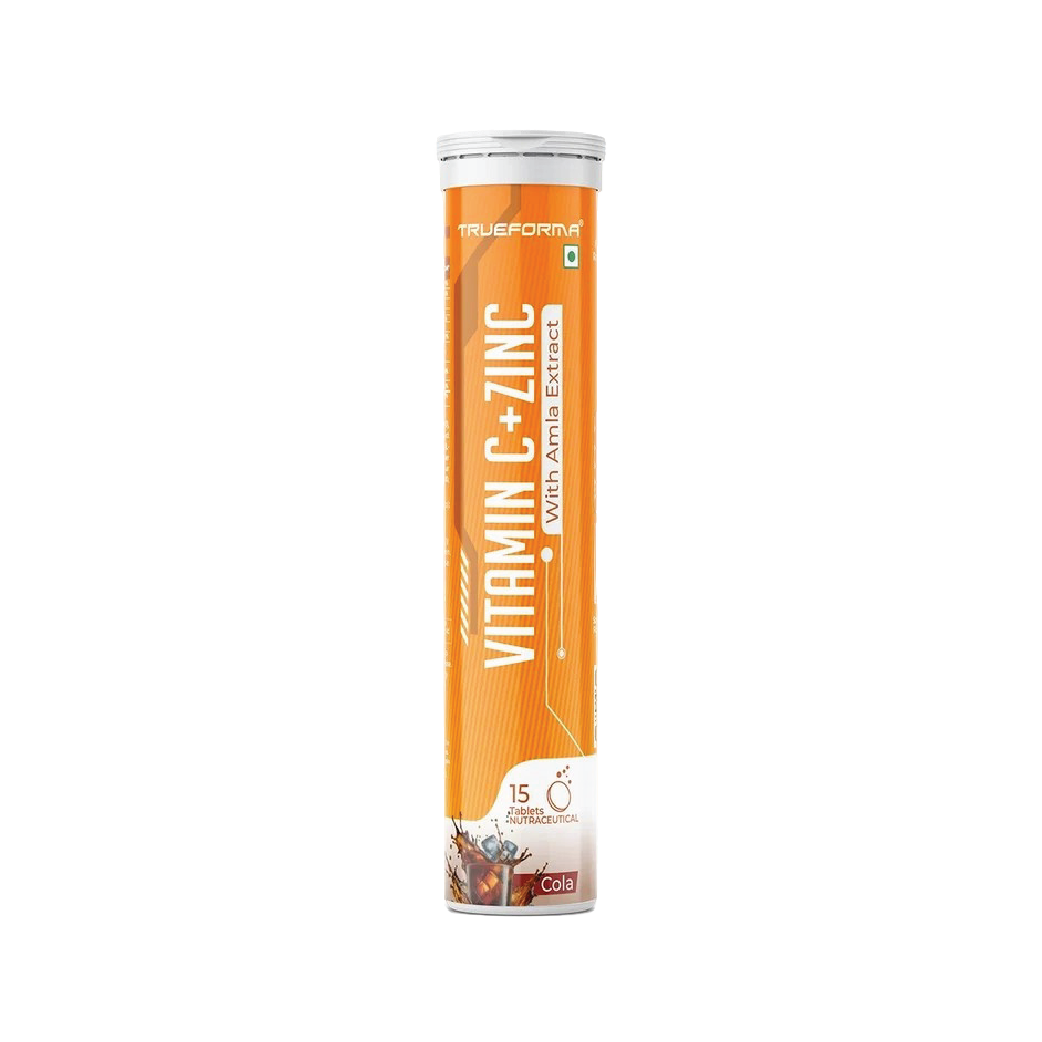 Trueforma® Vitamin C & Zinc with Amla Extract | Effervescent Tablets