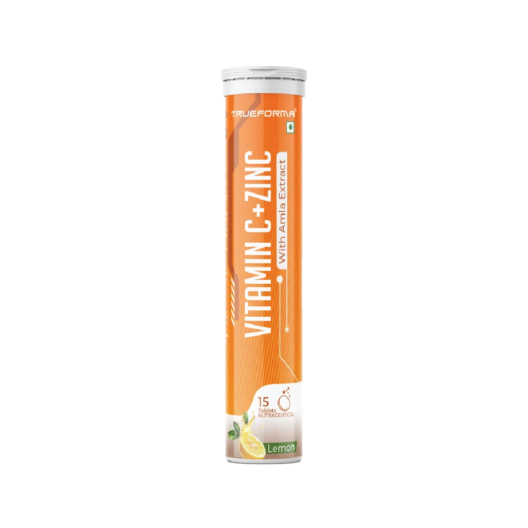 Trueforma® Vitamin C & Zinc with Amla Extract | Effervescent Tablets