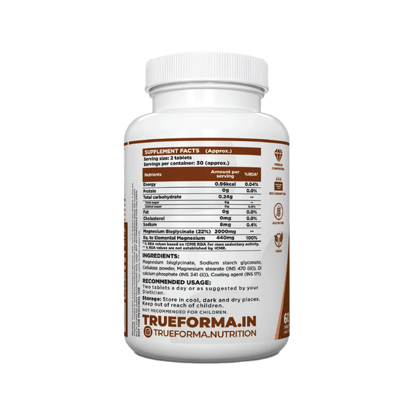 Trueforma® Magnesium Bisglycinate 2000 | 60 Tablets
