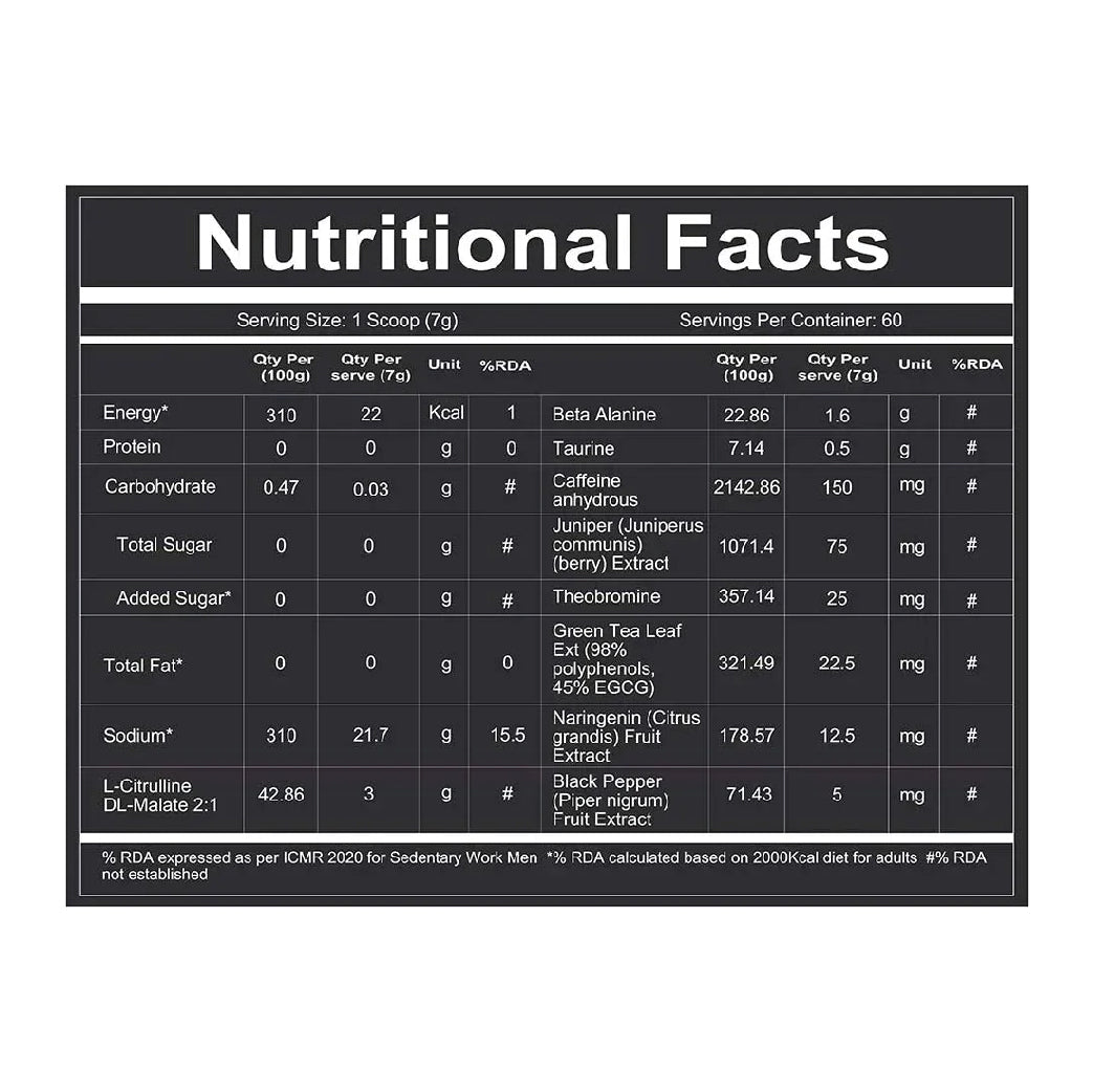 Redcon1 Total War PreWorkout - Sour Peach Rings, 60 Servings