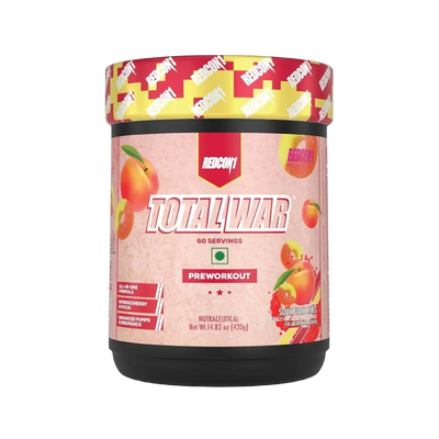 Redcon1 Total War PreWorkout - Sour Peach Rings, 60 Servings