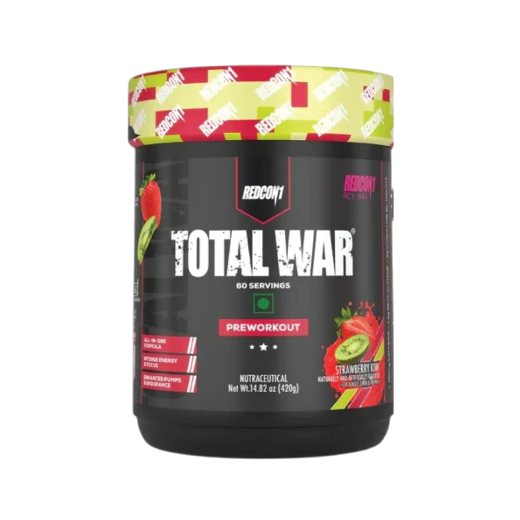 Redcon1 Total War PreWorkout - Sour Peach Rings, 60 Servings