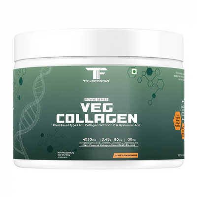 Trueforma® Veg Collagen with Type I & Type III With Vitamin C & Hyaluronic Acid | 30 Servings