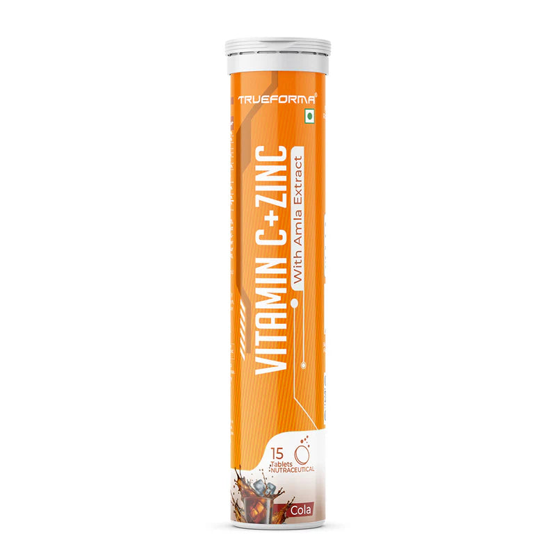 Trueforma® Vitamin C & Zinc with Amla Extract | Effervescent Tablets