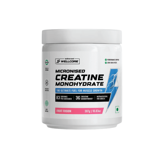 Wellcore - Pure Micronised Creatine Monohydrate | (307g, 83 servings)