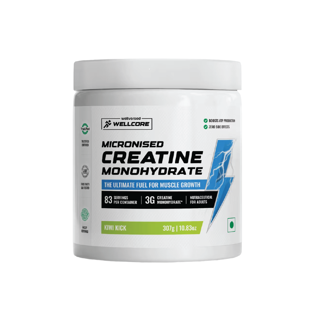Wellcore - Pure Micronised Creatine Monohydrate | (307g, 83 servings)