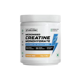 Wellcore - Pure Micronised Creatine Monohydrate (122g, 33 Servings) Tropical Tango