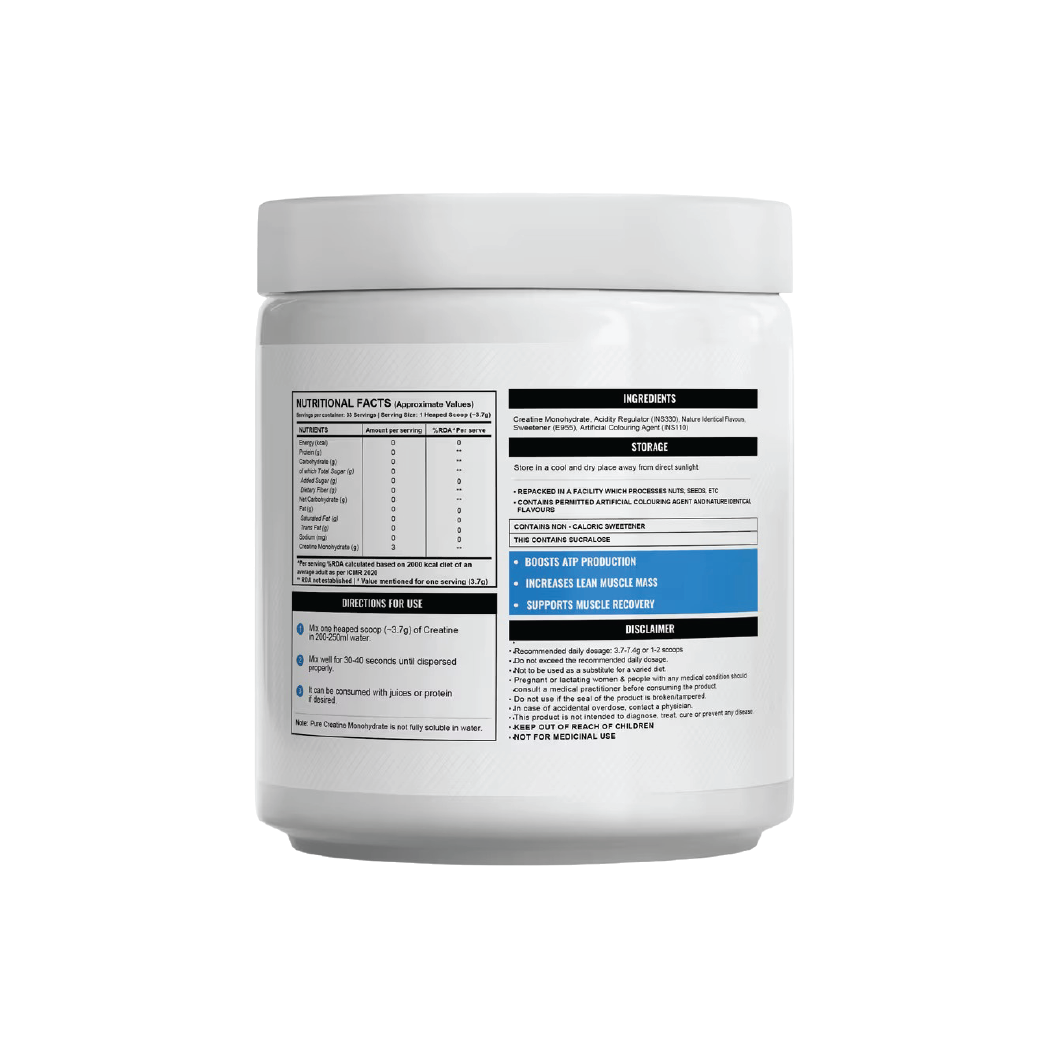 Wellcore - Pure Micronised Creatine Monohydrate | (307g, 83 servings)