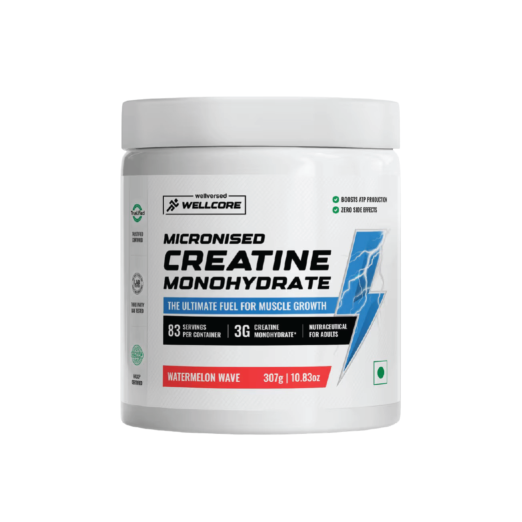Wellcore - Pure Micronised Creatine Monohydrate | (307g, 83 servings)