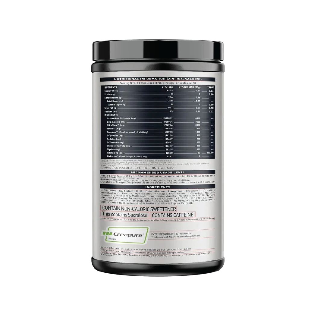 MuscleBlaze Pre Workout WrathX