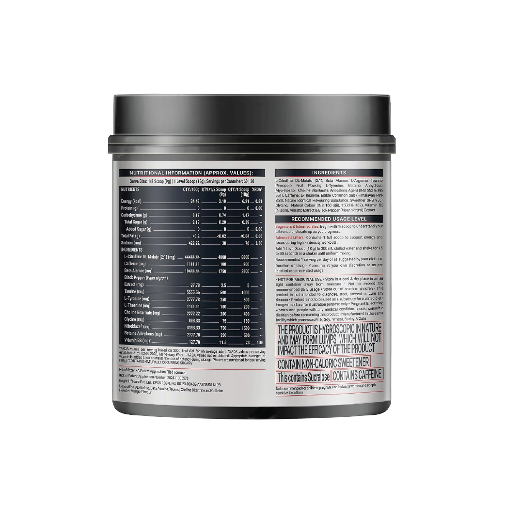 MuscleBlaze Pre Workout WrathX