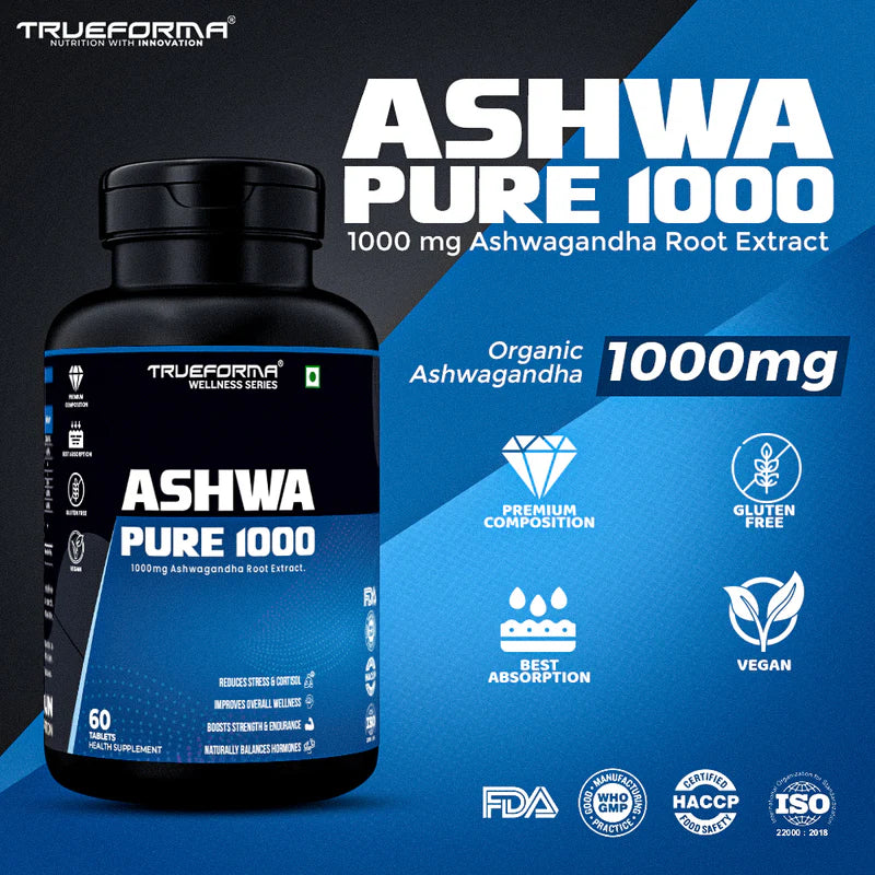 Ashwa Pure 1000 – Natural Ashwagandha