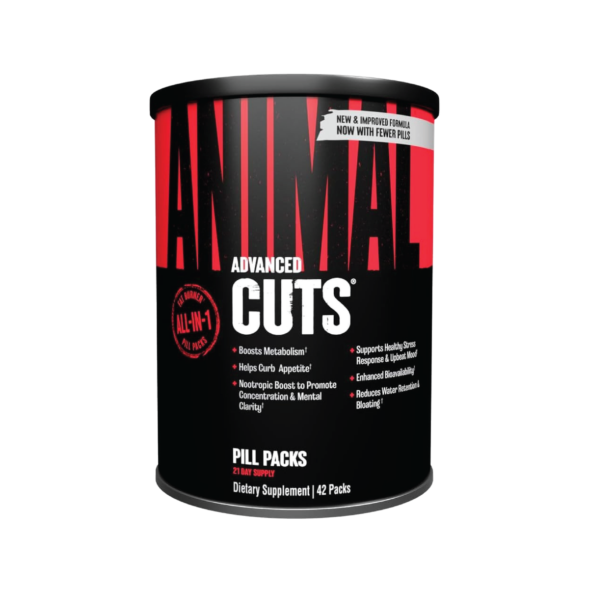 Animal Cuts Thermogenic Fat Burner Complex for Men & Women | 42 Pill Packs
