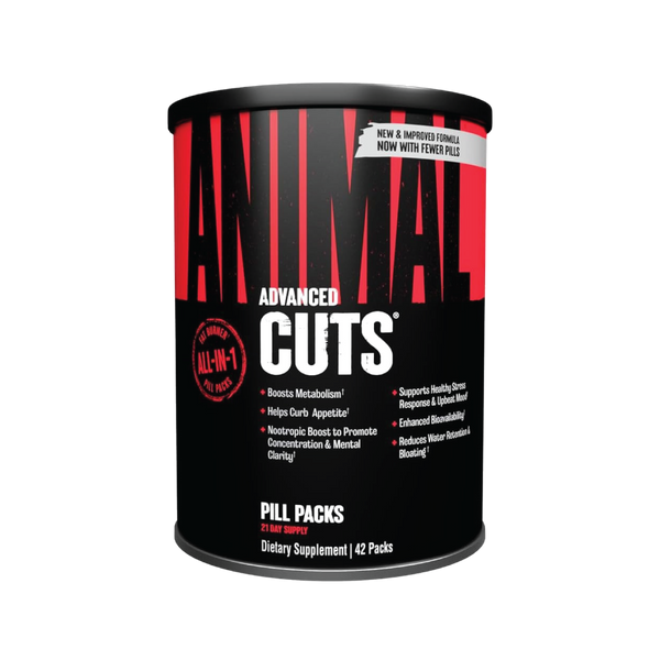 Animal Cuts Thermogenic Fat Burner Complex for Men & Women | 42 Pill Packs