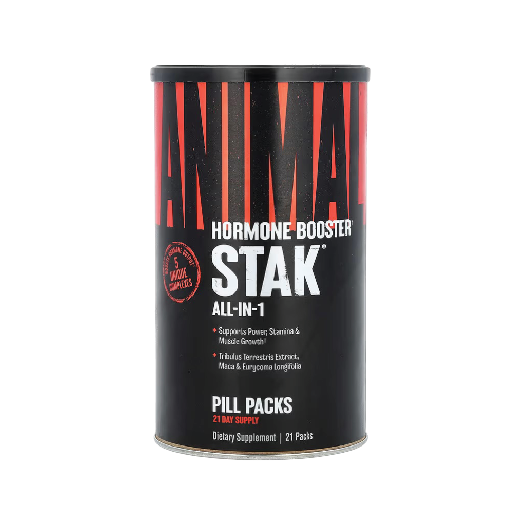 Animal Stak – Complete Natural Hormone Booster Supplement with Tribulus