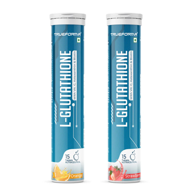 Trueforma® L-Glutathione with Vitamin C, Astaxanthin & Biotin Effervescent Tablets