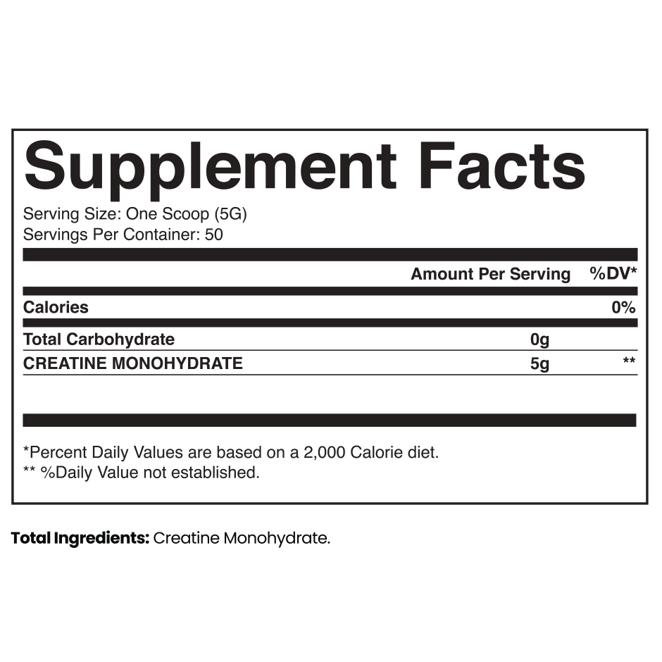 Creatine Monohydrate (Blue Razz)