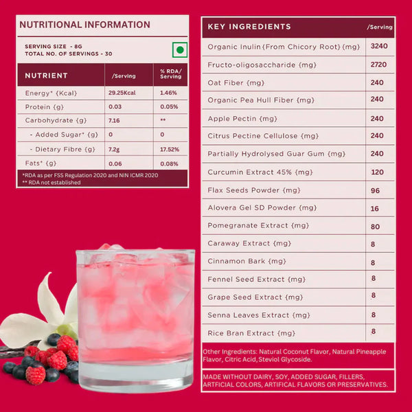 Daily Fiber | Vanilla Berry Flavour