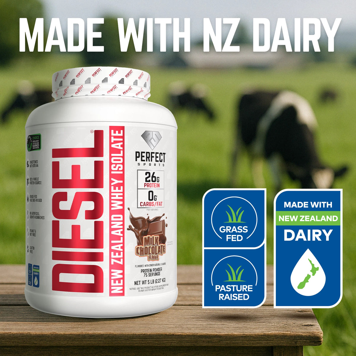 DIESEL NEW ZEALAND WHEY PROTEIN ISOLATE