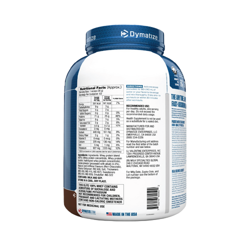 Dymatize Nutrition Elite 100% Whey Protein