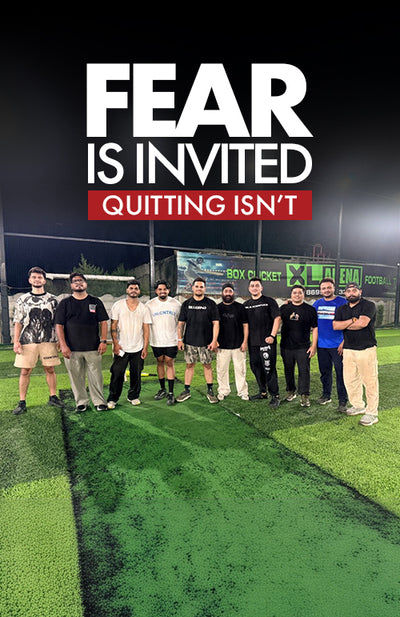 fear is invited quitting isn't