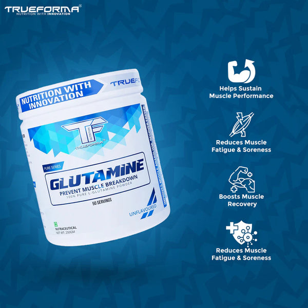Trueforma® Glutamine – 100% Pure L-Glutamine Powder