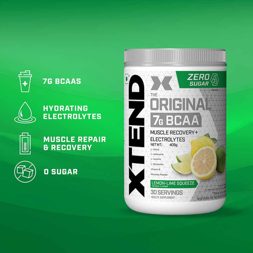 Xtend Bcaa (Intra Workout Catalyst) - Lemon Lime Squeeze , 30 Servings