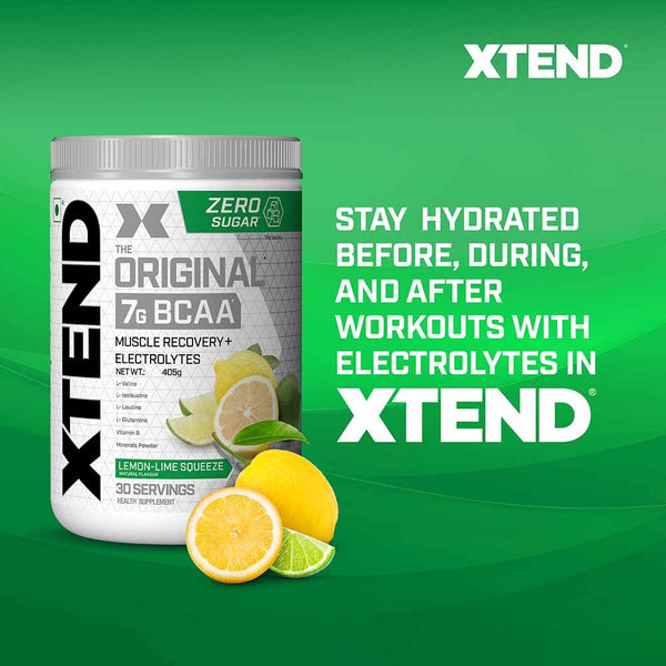 Xtend Bcaa (Intra Workout Catalyst) - Lemon Lime Squeeze , 30 Servings