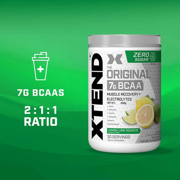 Xtend Bcaa (Intra Workout Catalyst) - Lemon Lime Squeeze , 30 Servings