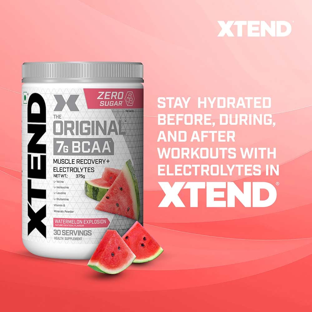 Xtend Bcaa (Intra Workout Catalyst) - Watermelon Explosion (Ind), 30 Servings