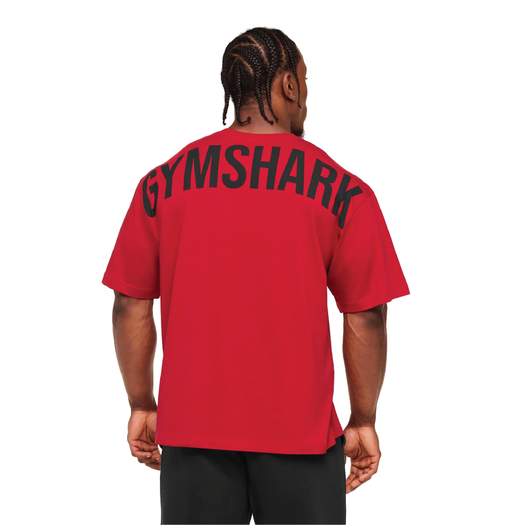Gymshark Power T-Shirt - Conditioning Red