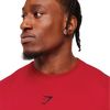 Gymshark Power T-Shirt - Conditioning Red