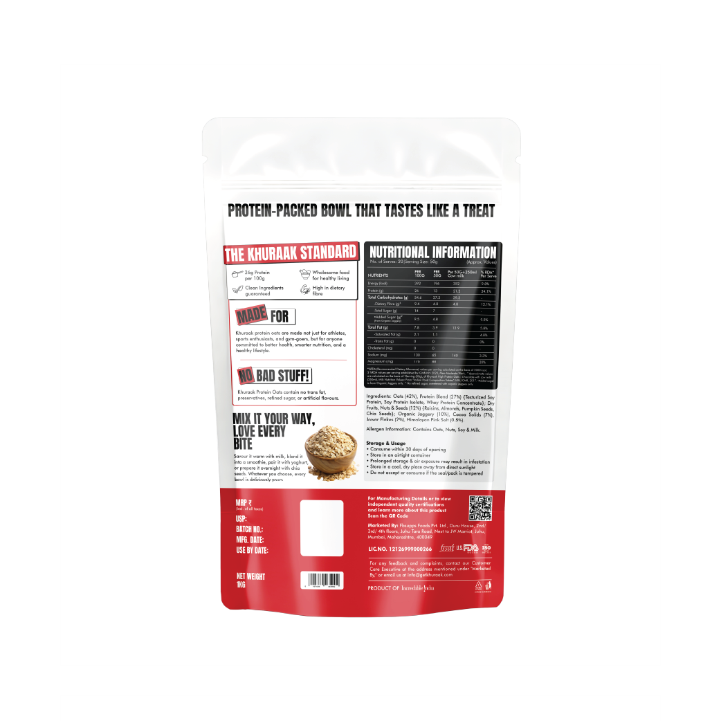 KHURAAK HIGH PROTEIN OAT CEREAL