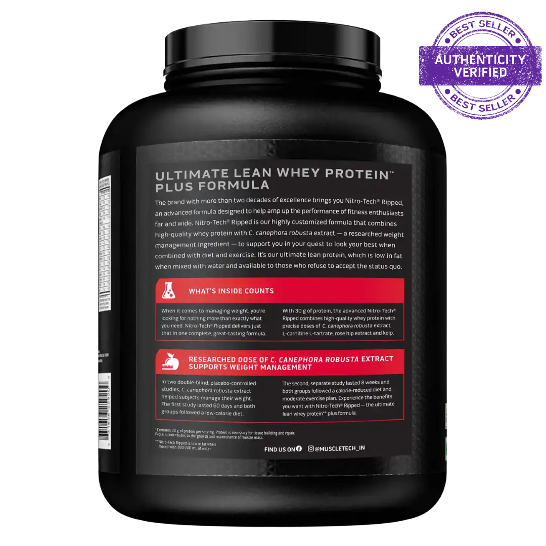 MuscleTech™ Nitro-Tech™ Ripped Whey Protein Powder