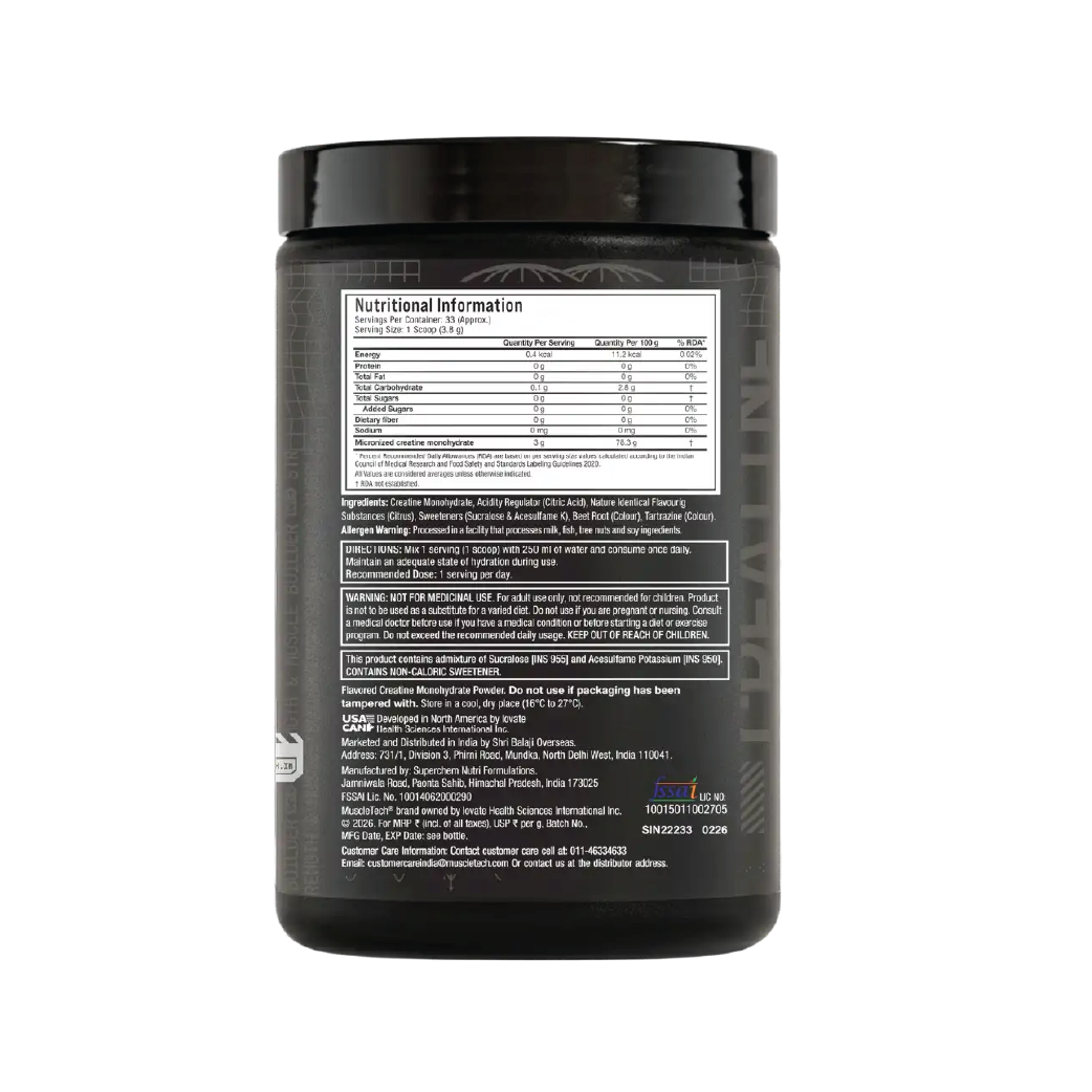 Muscletech™ Platinum Creatine Monohydrate Creatine, Muscle Building