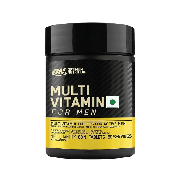 Multivitamin for MEN- 60 Tablets, 26 Vitamins & Minerals, Amino Acids & Anti-Oxidants