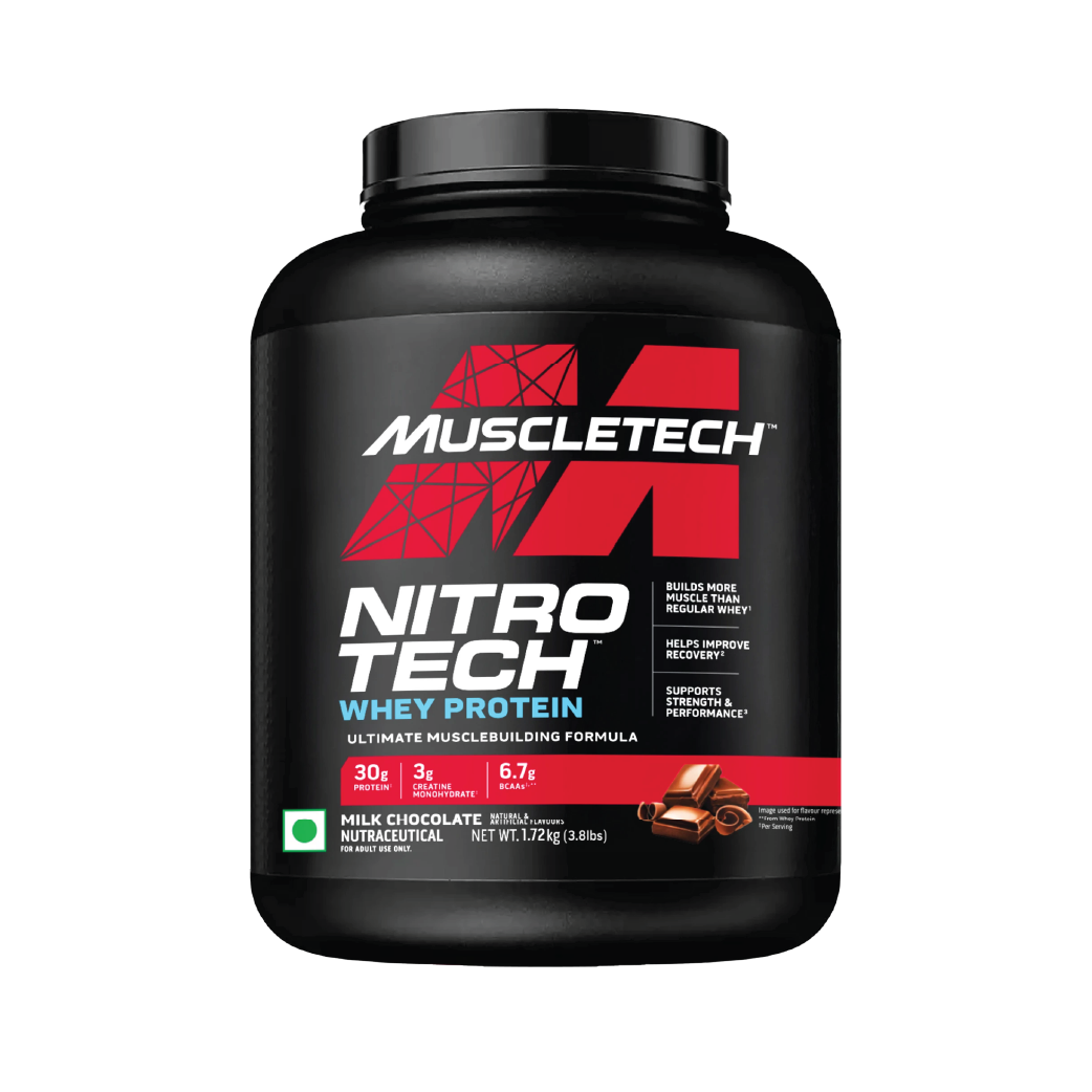 MuscleTech Nitro-Tech Whey Protein, 1.72kg (3.8lbs)
