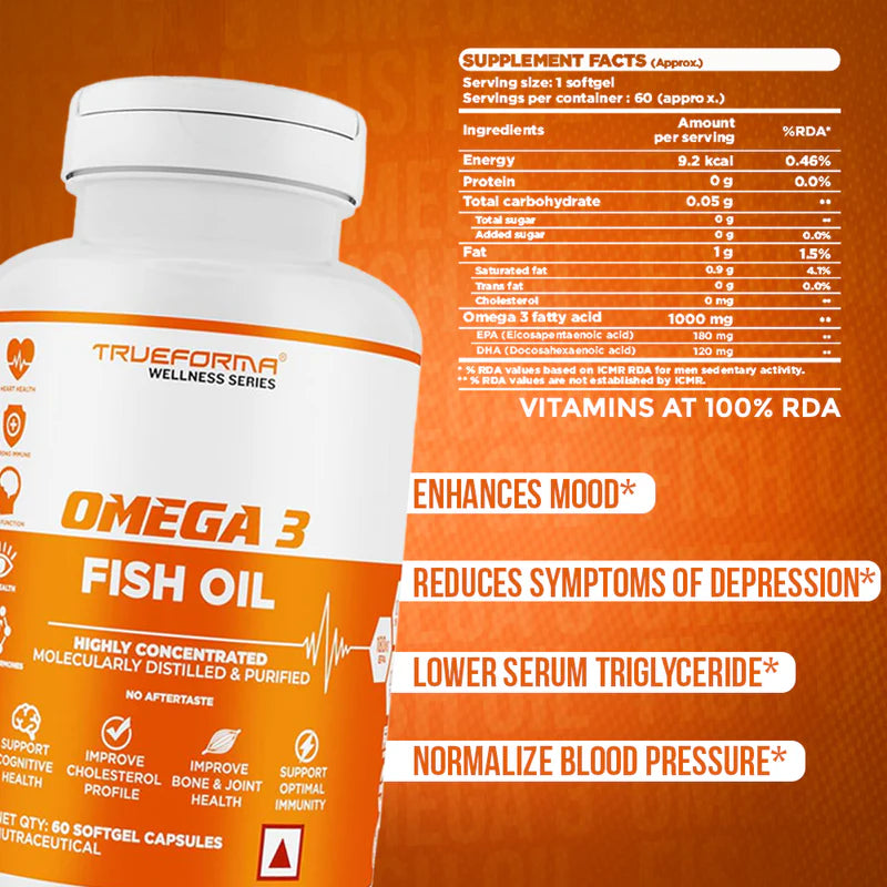Trueforma® Omega-3 Fish Oil – Premium Source of EPA & DHA