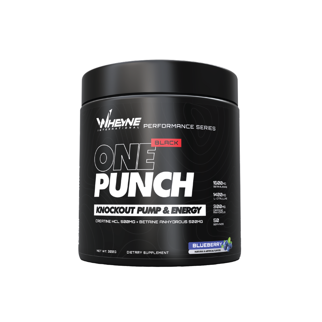 One Punch Pre-Workout (Blueberry) Black Series