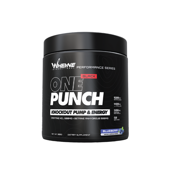 One Punch Pre-Workout (Blueberry) Black Series