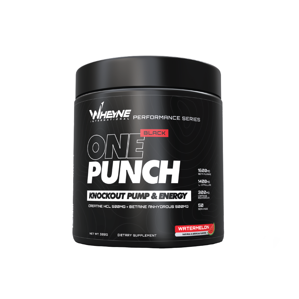 One Punch Pre-Workout  Black Series