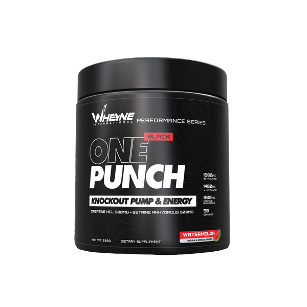 One Punch Pre-Workout  Black Series