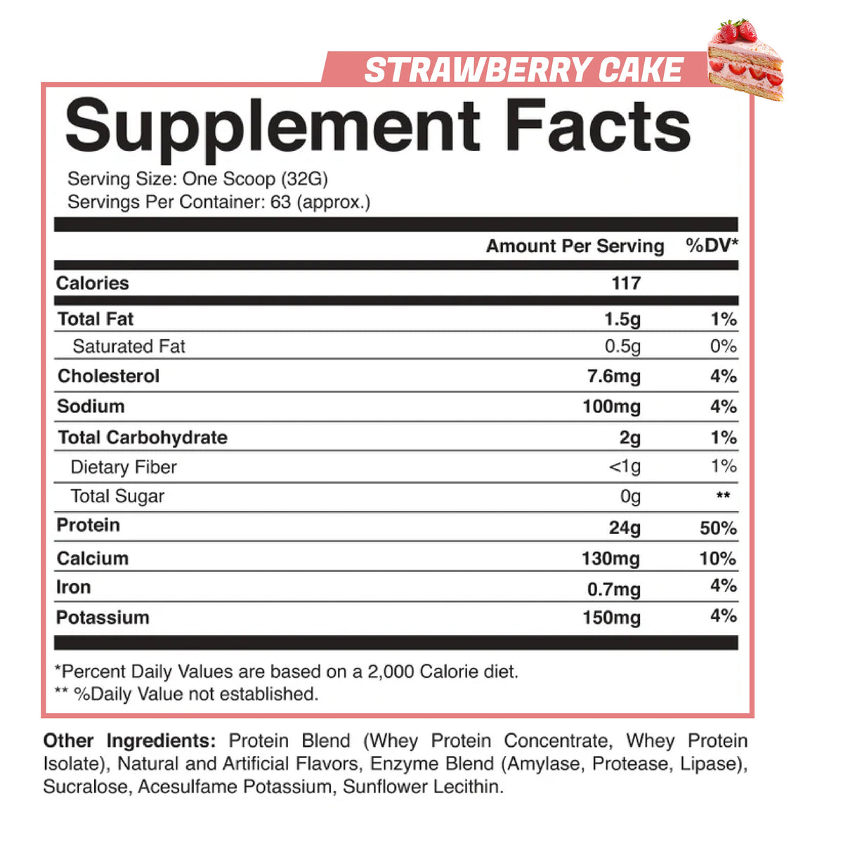Apocalypse Whey (Strawberry Cake)