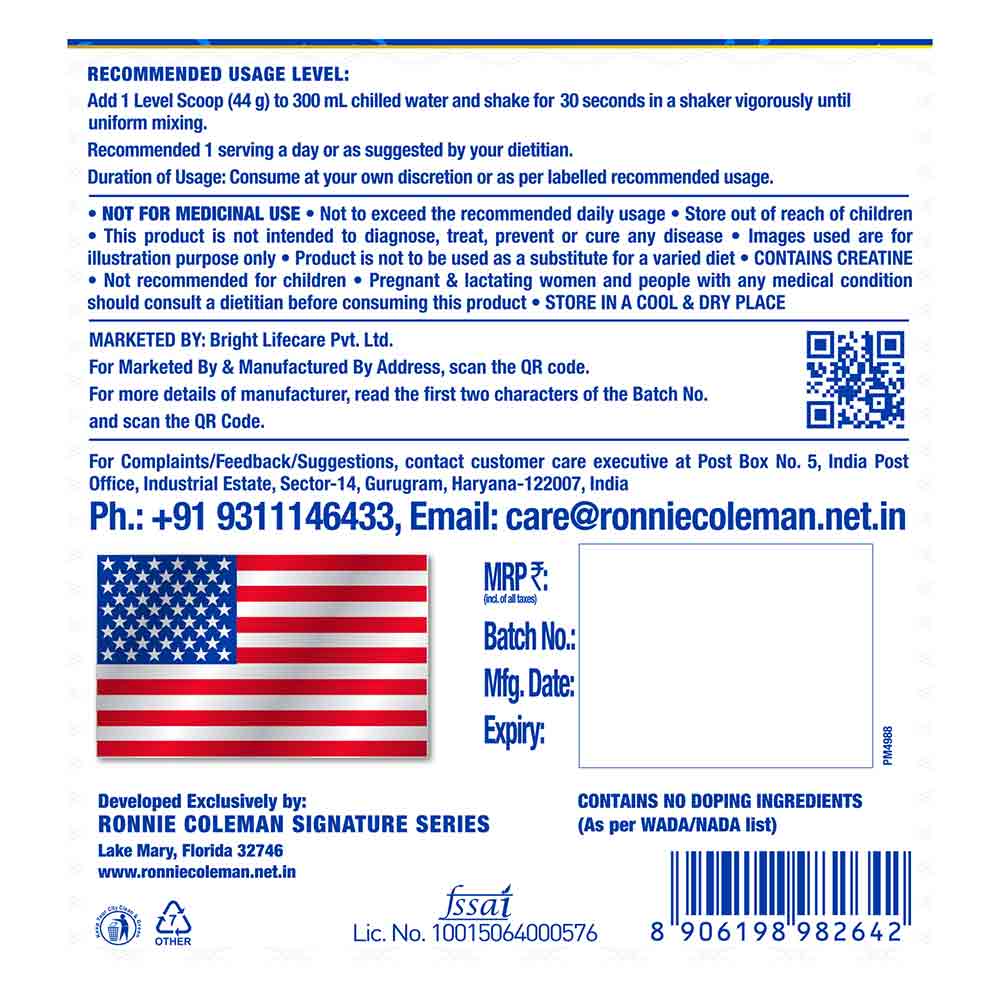 Ronnie Coleman Pro-Antium Whey Protein