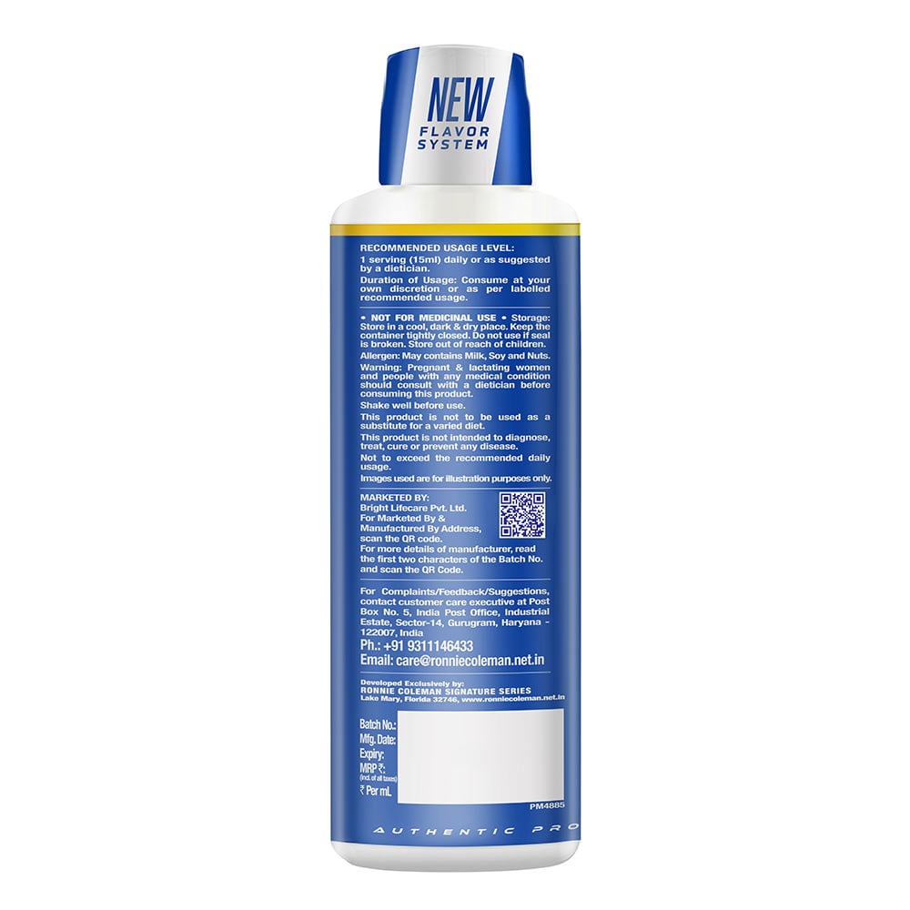 Ronnie Coleman L-Carnitine XS 3000 mg Liquid 465 ml Orange Smash