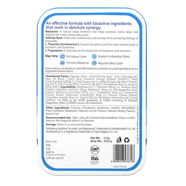 Restful Sleep Melts (10mg)