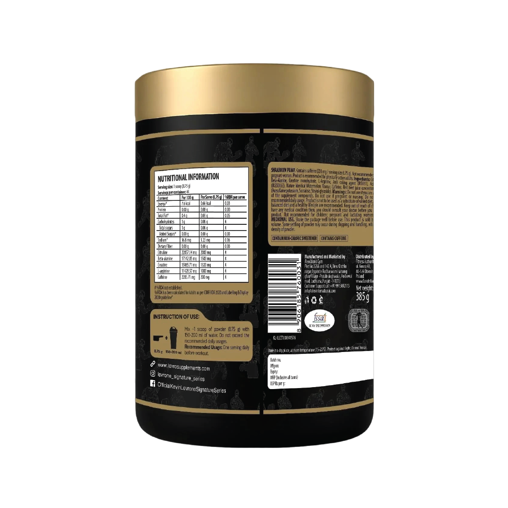 SHABOOM PUMP WATERMELON ,Pre-Workout Supplement