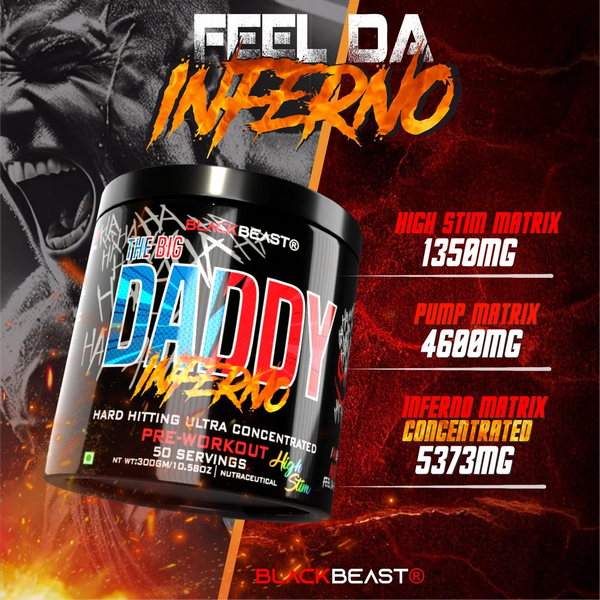 Black Beast The Big Daddy Inferno Pre workout (PSYCHO PATH)