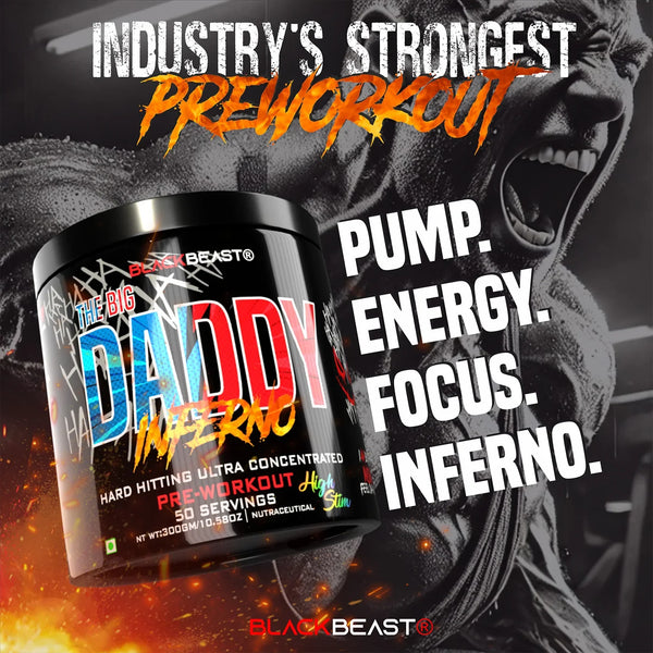 Black Beast The Big Daddy Inferno Pre workout (PSYCHO PATH)